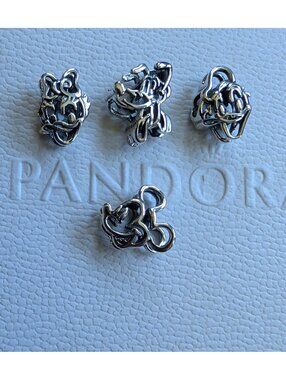 Silver Charm pandora Disney Pandora Disney parks bead charm daisy Donald